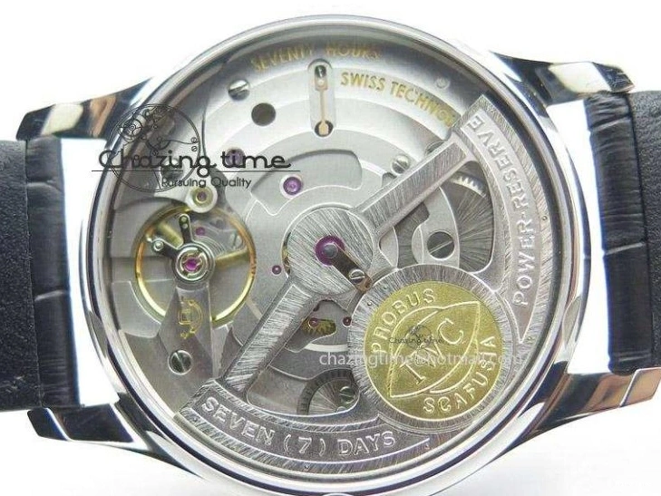 MIROTIME 0109 Portuguese Real PR IW500703 ZF 1:1 Best Edition On Black Leather Strap A Durable 7370